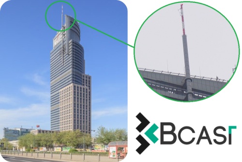 TV Republika nadawany jest na BCAST z budynku Warsaw Trade Tower w Warszawie ulica Chłodna 51 TV Republika nadawany jest na BCAST z budynku Warsaw Trade Tower w Warszawie ulica Chłodna 51