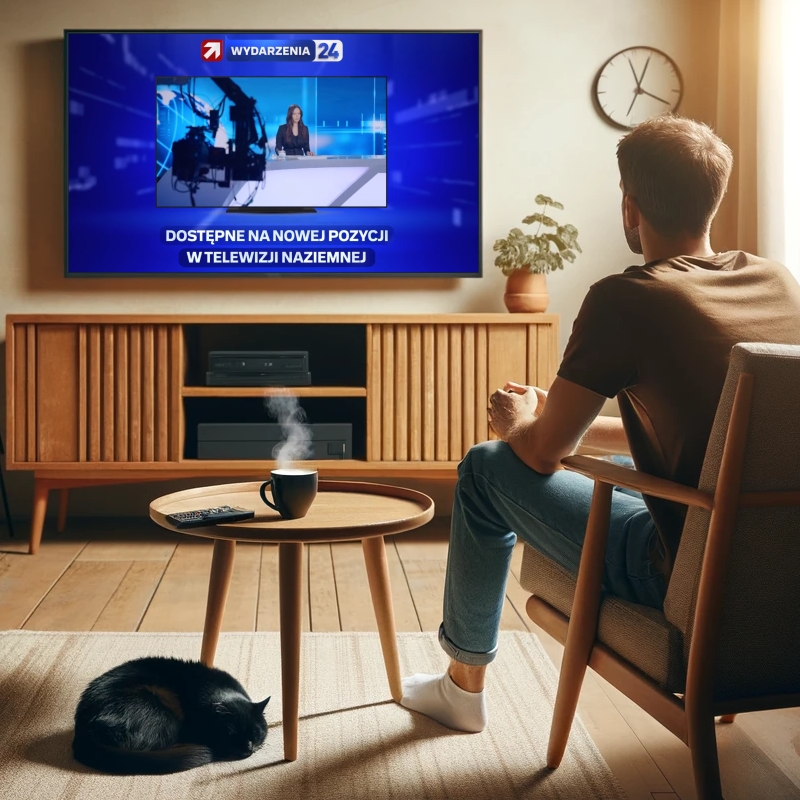 Wydarzenia 24 - nowy kanał informacyjny Polsatu w bezpłatnej telewizji naziemnej